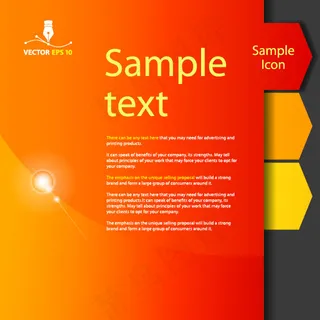 彩色标签01-矢量素材