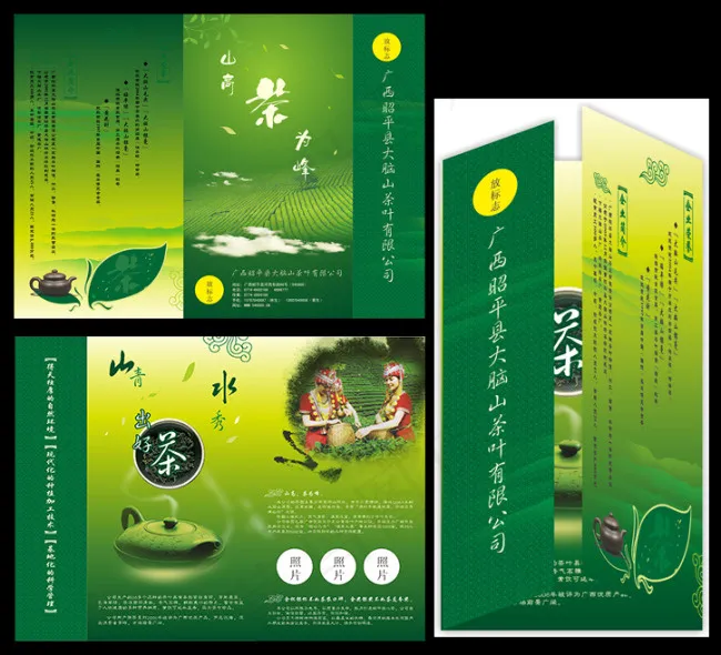 茶类设计cdr矢量模版下载