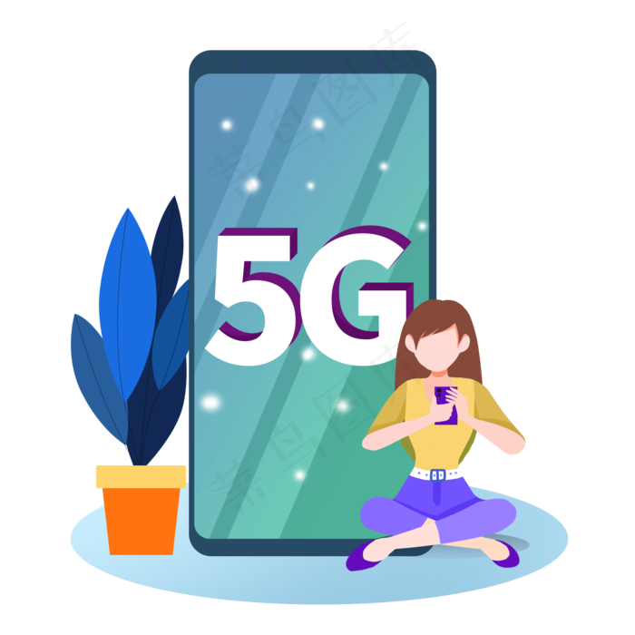 科技网上冲浪5G时代素材,免抠元素