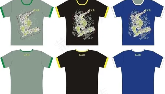 欧美潮流t恤1图片