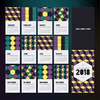 2018年日历
