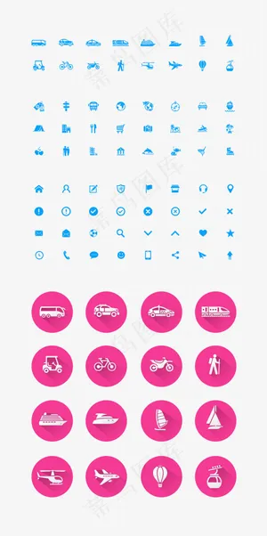 旅游宣传图标设计