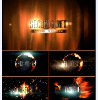 火热震撼的预告片头AE模板