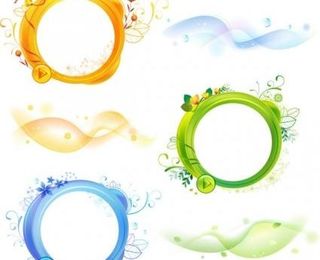 波浪线圈模式向量