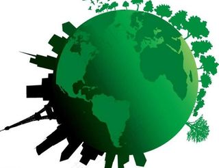 绿色地球背景图片