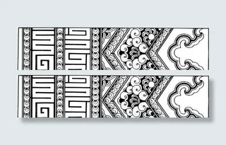 清代（下）版画 装饰画 中华图案五千年 矢量 AI格式_0585