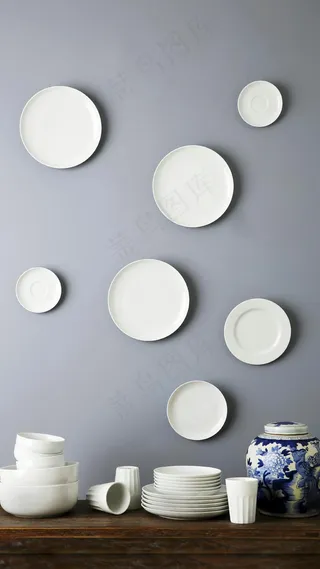 盘子高清摄影图片