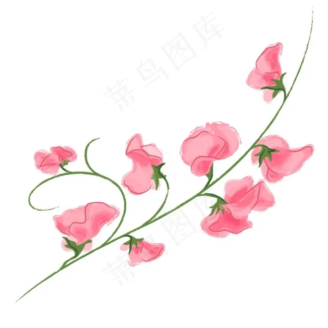 花卉 印花 花素...cdr矢量模版下载
