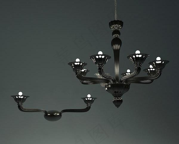 Chandelier and sc...