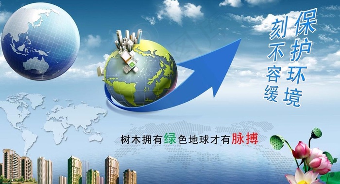 环保宣传海报图片