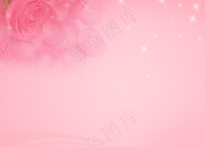 粉红色玫瑰背景图片