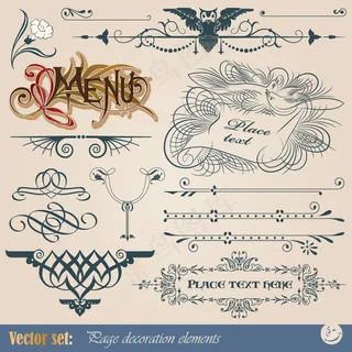 经典的欧洲模式04矢量