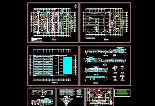 大众汽车展厅cad施工详图
