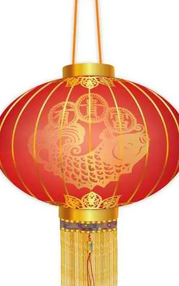 新春喜庆灯笼矢量图ai矢量模版下载