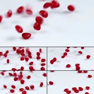 唯美圣诞糖果掉落视频素材