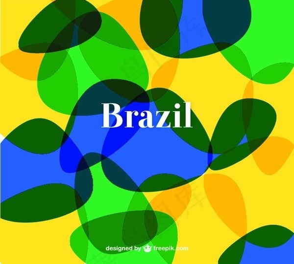 巴西世界杯背景矢量
