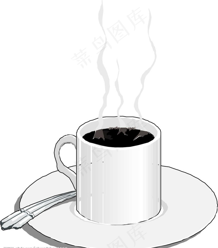 超好看咖啡杯图片ai矢量模版下载