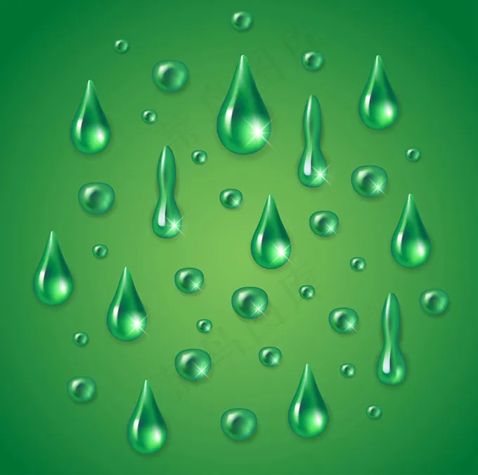 水滴背景版面eps,ai矢量模版下载
