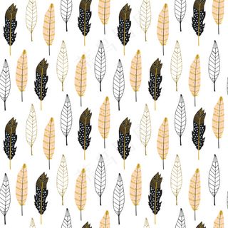 时尚手绘羽毛背景