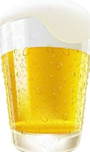 一杯啤酒矢量素材
