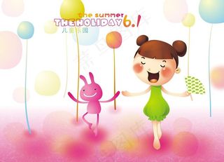 儿童乐园插画图片