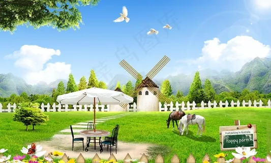 草地风景图片 草地风景图片