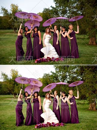 数码人像添加清新和黑白效果PS动作