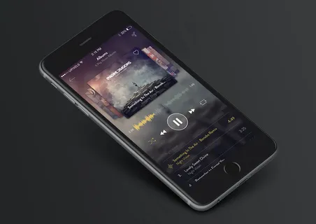苹果6音乐 app 界面设计下载 苹果6音乐 app 界面设计下载