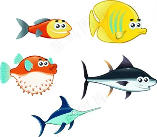 卡通鱼