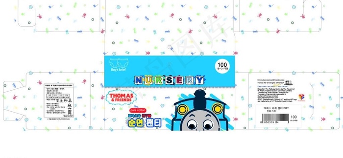 托马斯内衣盒子图片