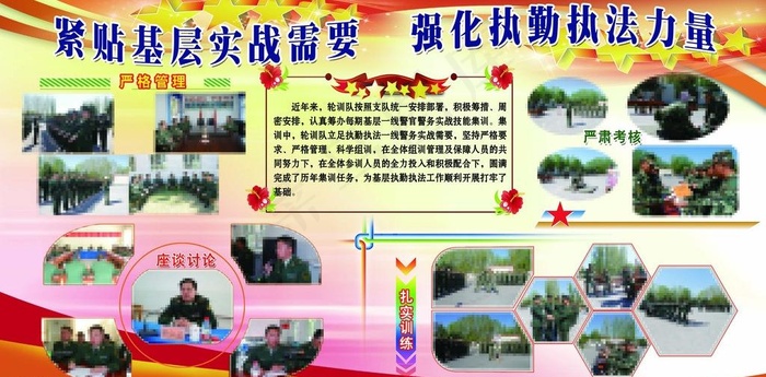 紧贴基层实战需要 强化执勤执法力量...(5669X3118(DPI:72))psd模版下载