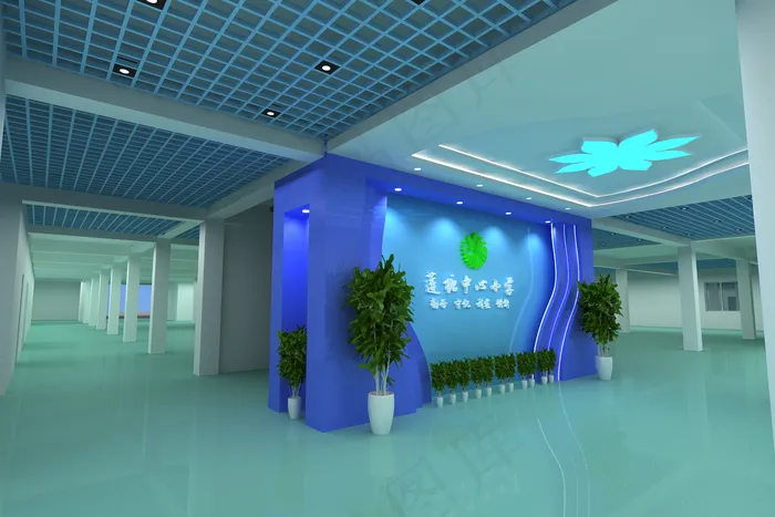 学校形象墙设计图片