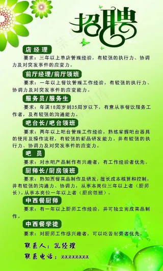 招聘海报