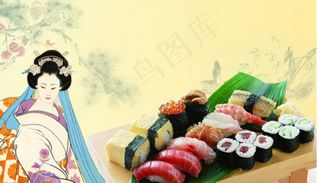 日本料理背景模板