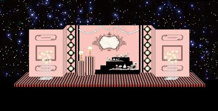 粉色裸色婚礼(4606X2354(DPI:260))psd模版下载