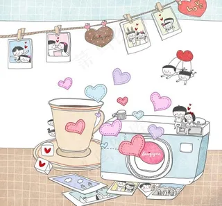 梦幻情侣素材图片