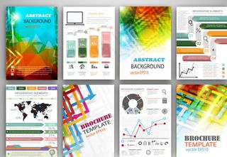 炫彩时尚宣传册设计图片