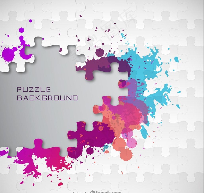 拼图背景图片
