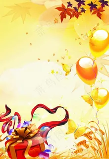 黄色背景海报 黄色背景海报