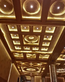 别墅吊顶夜景图片