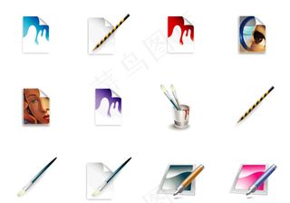 各种各样的画笔