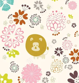 卡通背景 装饰画图片