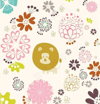 卡通背景 装饰画图片