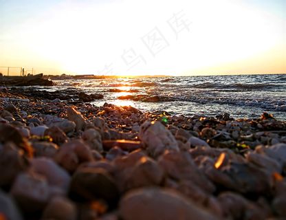 海边落日图片