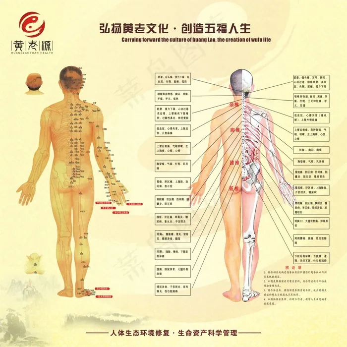 弘扬黄老文化·创造五福人生(360X270)cdr矢量模版下载