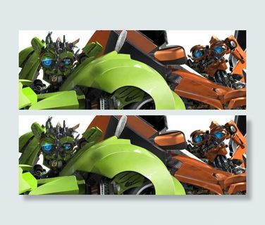 变形金刚2高精度原版海报：博派汽车...