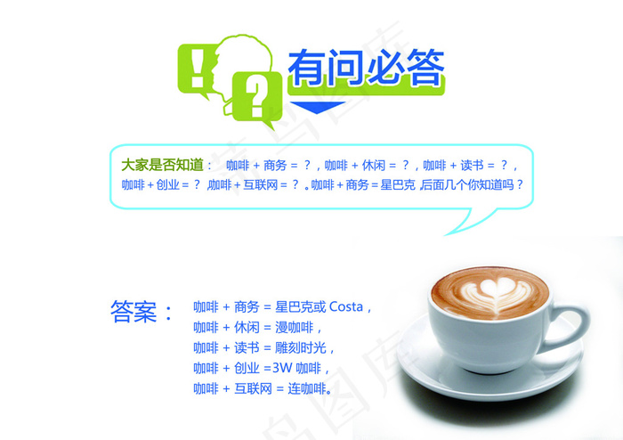 有问必答psd模版下载