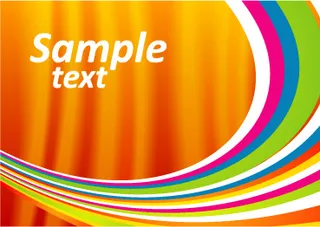 动感彩色条纹背景矢量素材