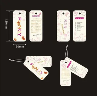 女装吊牌图片