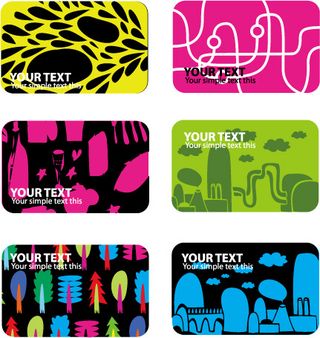 商业名片模板矢量素材